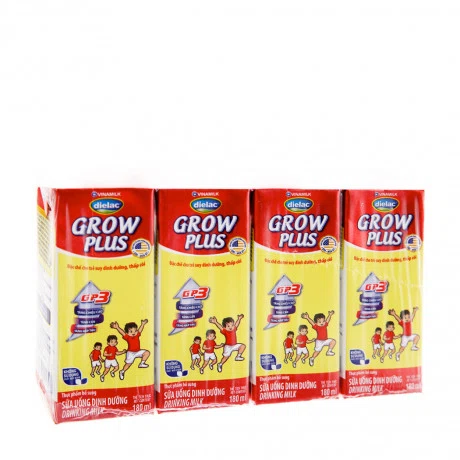 Dielac Grow Plus Sua Bot Pha San Tu 2 Tuoi Hop 180ml (Loc/4 Hop)