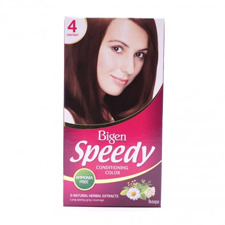 Bigen Kem Nhuom Toc Speedy Conditioning Color 4- Nau Hat De
