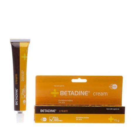 Betadine cream 5% 15g (Batch)Ma trung