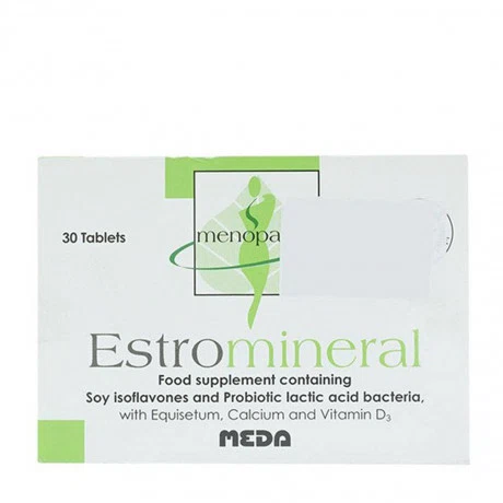 Viên uống Estromineral hỗ trợ cải thiện triệu chứng tiền mãn kinh (Hộp 30 Viên)