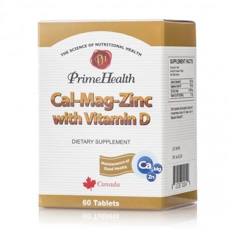Viên uống Cal-Mag-Zinc With Vitamin D hỗ trợ bổ sung Vitamin và khoáng chất (Hộp 60 viên)