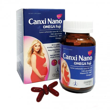 Fuji Canxi Nano Omega Giup Xuong Chac Khoe (Hop 30Vien)