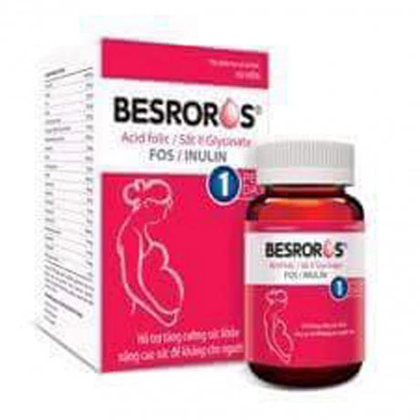 Besroros Ho Tro Nang Cao Suc Khoe Cho Phu Nu Mang Thai (Hop 60v )