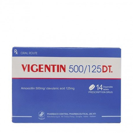 Vigentin 500/125 DT (2vi x 7 vien)