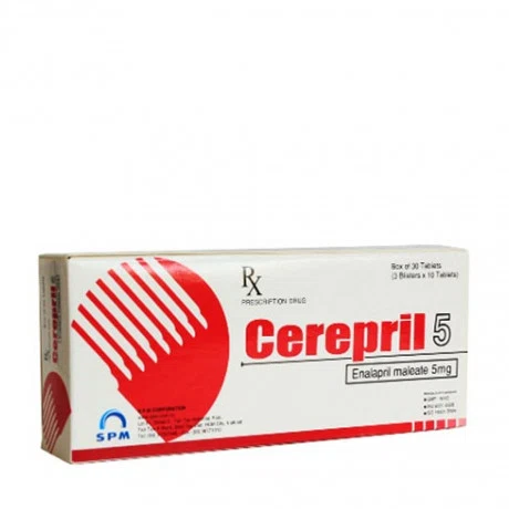 Cerepril 5Mg  (Hộp 30 viên)