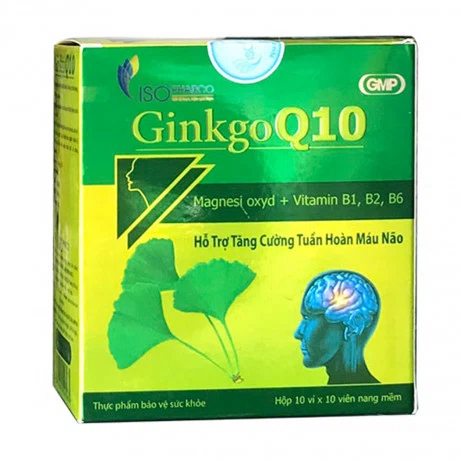 Ginkgo Q10 Bo Nao Tang Cuong Tri Nho (Hop 100v)
