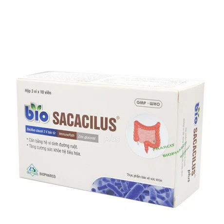  Bio Sacacilus Plus Men Vi Sinh ( Hop 30v)