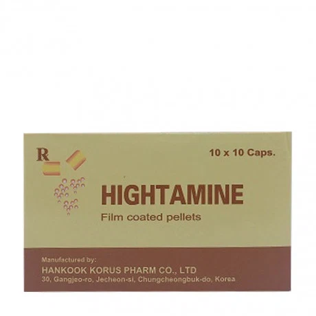 Hỗ trợ các bệnh do thiếu hụt Vitamin và Acid Amin Hightamine ( Hộp100 viên)