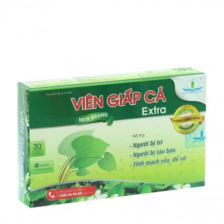 Viên hỗ trợ bệnh trĩ và tĩnh mạch Extra ( Hộp 30 viên)