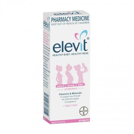 Elevit  Vitamin Danh Cho Phu Nu Truoc, Trong Va Sau Khi Mang Thai ( Hop 30v)