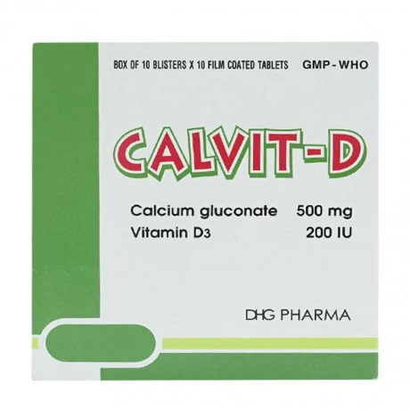Calvit-D Phong Ngua Coi Xuong, Loang Xuong ( Hop 100v)