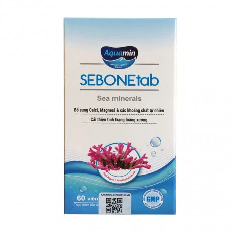 SEBONETAB Bo Sung Calci, Magie Va Cac Khoang Chat Can Thiet ( Hop 60v)