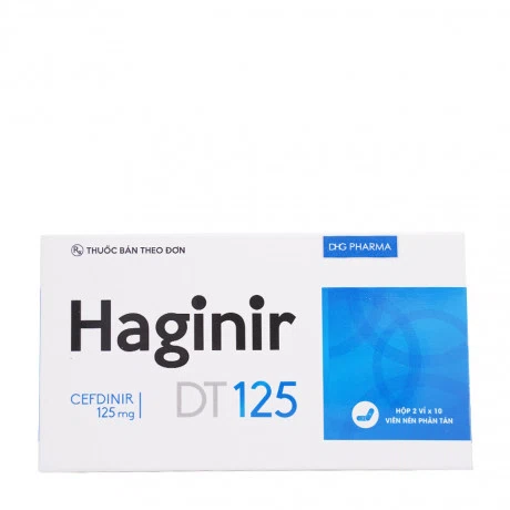 Haginir Tab Dt 125Mg (2Vi X 10Vien)
