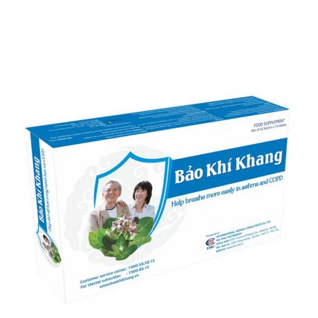 FOBIC Bao Khi Khang Giam Dom, Ho, Kho Tho(2 Lo*60 Vien)
