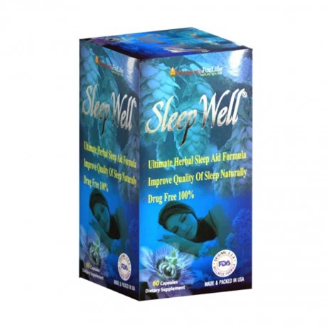 Thực phẩm bảo vệ sức khỏe hỗ trợ cải thiện giấc ngủ Sleep well (Hộp 60 viên)