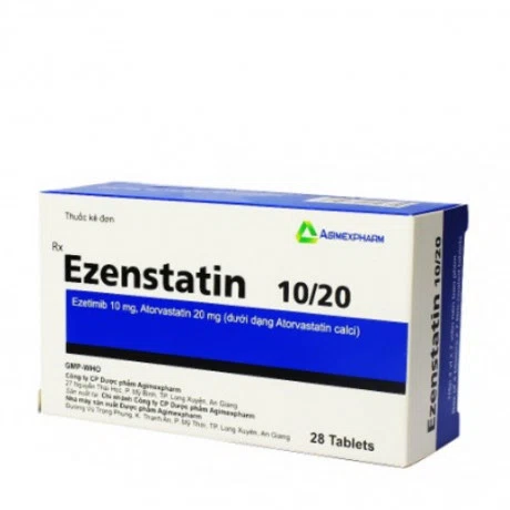 Ezenstatin 10mg/20mg (Hop 4vi x 7vien)