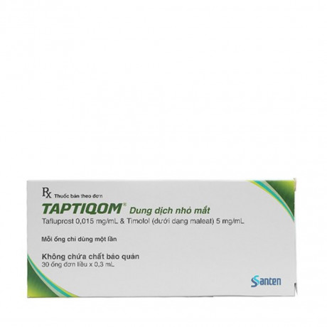 Thuoc nho mat Taptiqom 0.3ml hop 30 ong