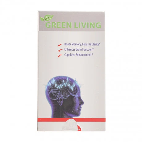 Viên tăng cường tuần hoàn não Vitabella Green Living Brain (Hộp 60 viên)