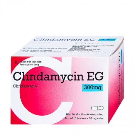 Clindamycin 300mg ( 10 vi x 10 vien)