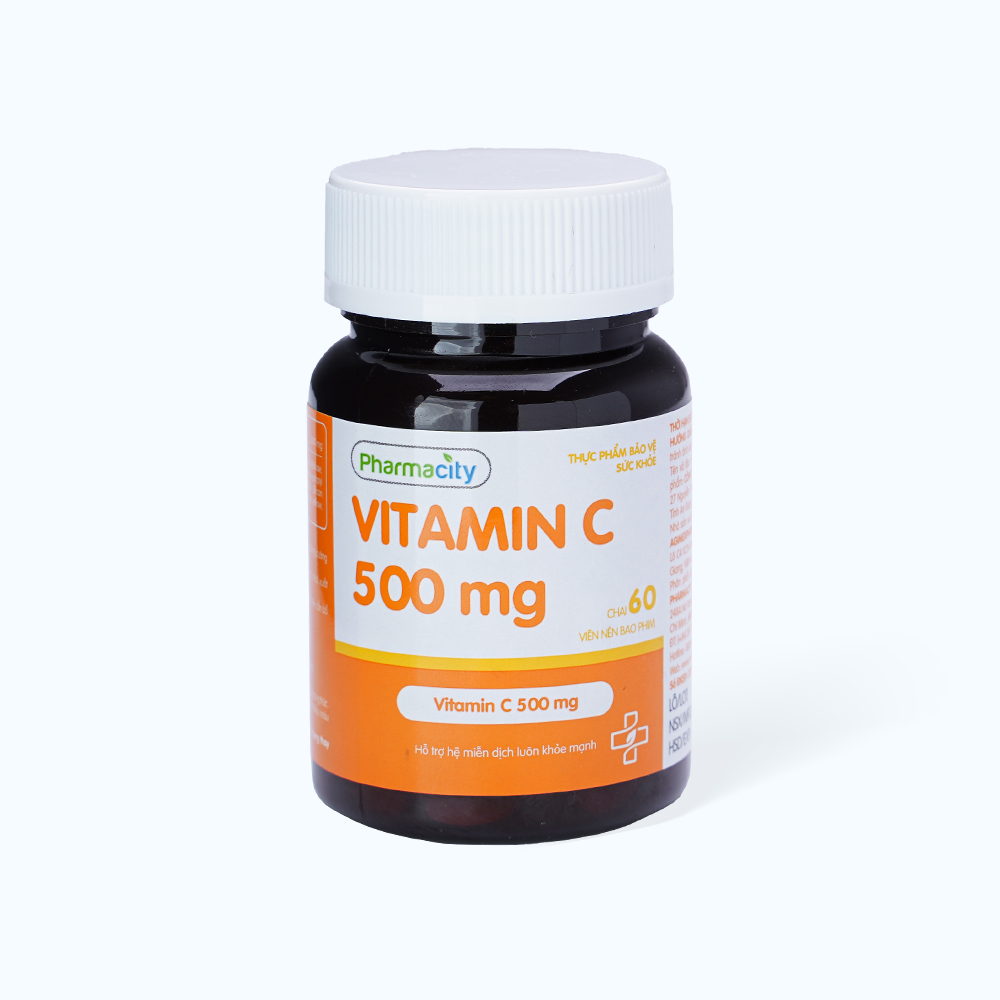 Thực phẩm bảo vệ sức khỏe Vitamin C 500mg (Chai 60 viên)