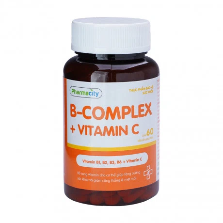 Thực phẩm bảo vệ sức khỏe B-Complex và Vitamin C (Chai 60 viên)