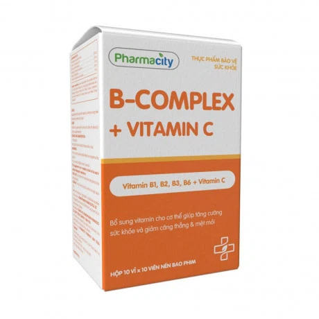 PMC B-Complex + Vitamin C 
(10vi x 10vien)
