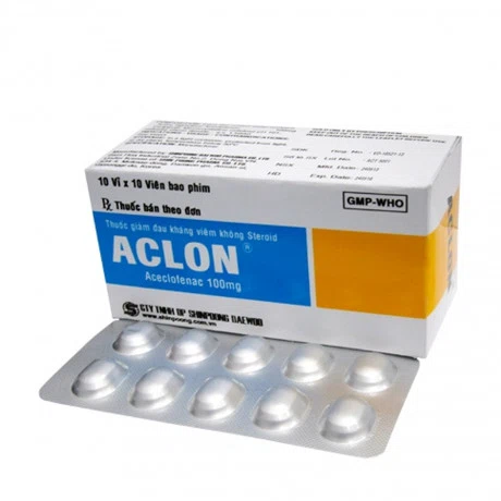 Aclon 100mg (10 vi x 10 vien)