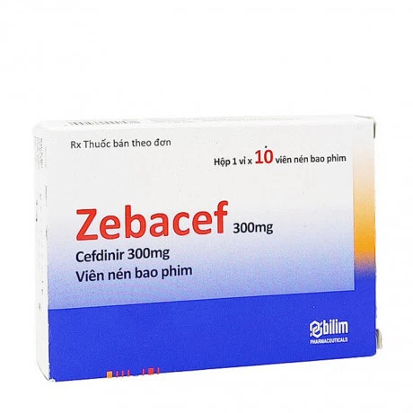 Zebacef Tab 300mg (1vi x 10vien)