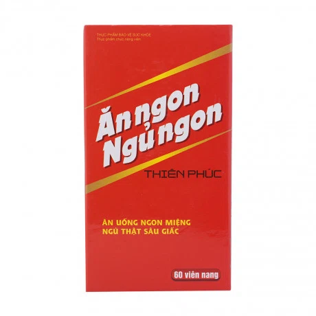 Thực phẩm bảo vệ sức khỏe viên Ăn Ngon Ngủ Ngon Thiên Phúc (Hộp 60 viên)