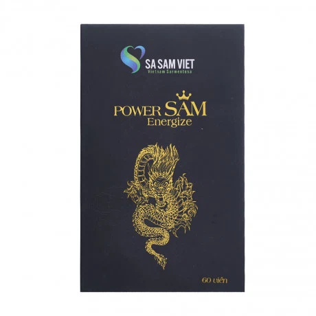 Viên sâm hỗ trợ sinh lực cho nam giới Power Sâm (Hộp 60 viên)