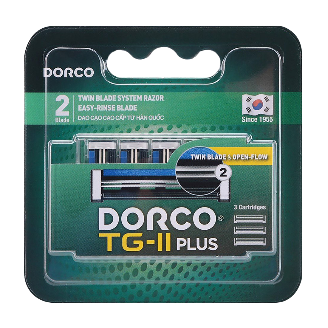 Dorco Dau Dao Cao 2 Luoi (3 Cai/ Vi) TNA3030