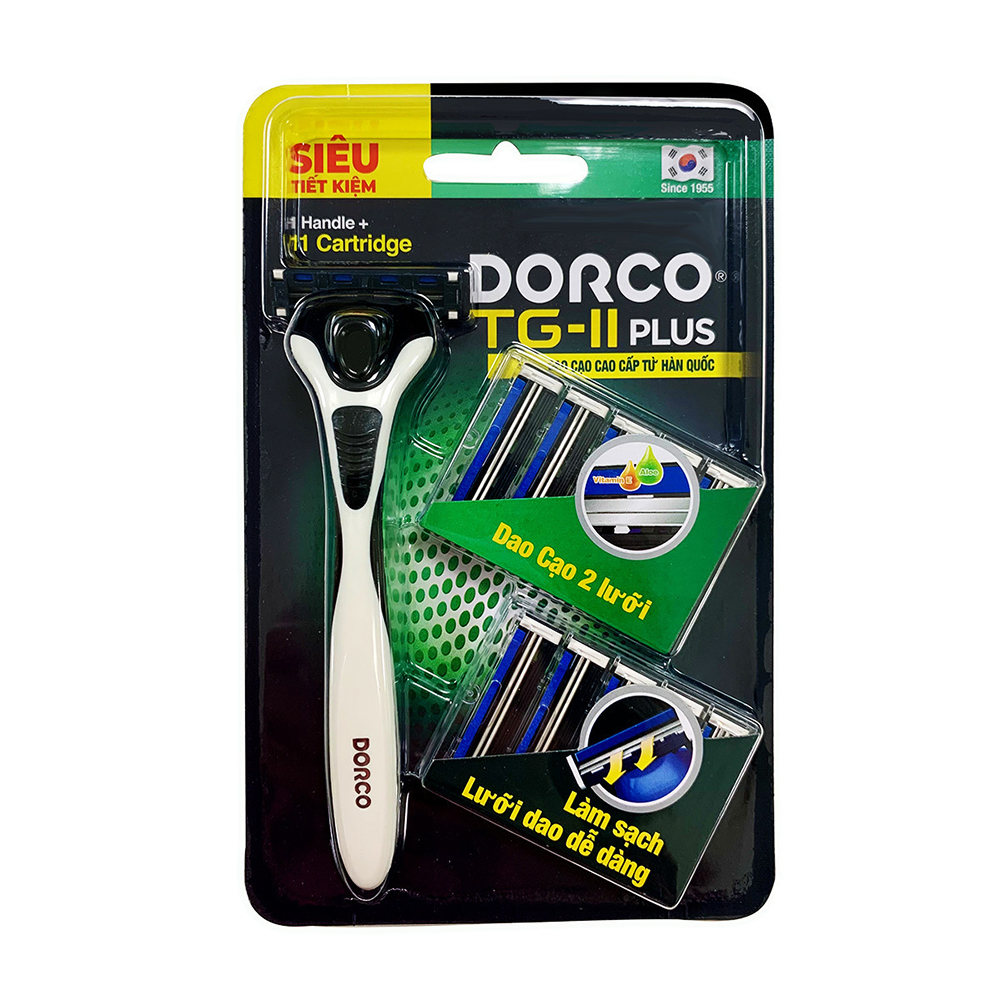 Dorco Dao Cao 2 Luoi ( 1 Can + 11 Dao Cao) TNA3011