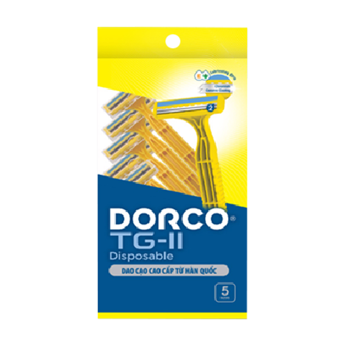 Dorco Dao Cao TGII TG710 (Set 5 Cai)