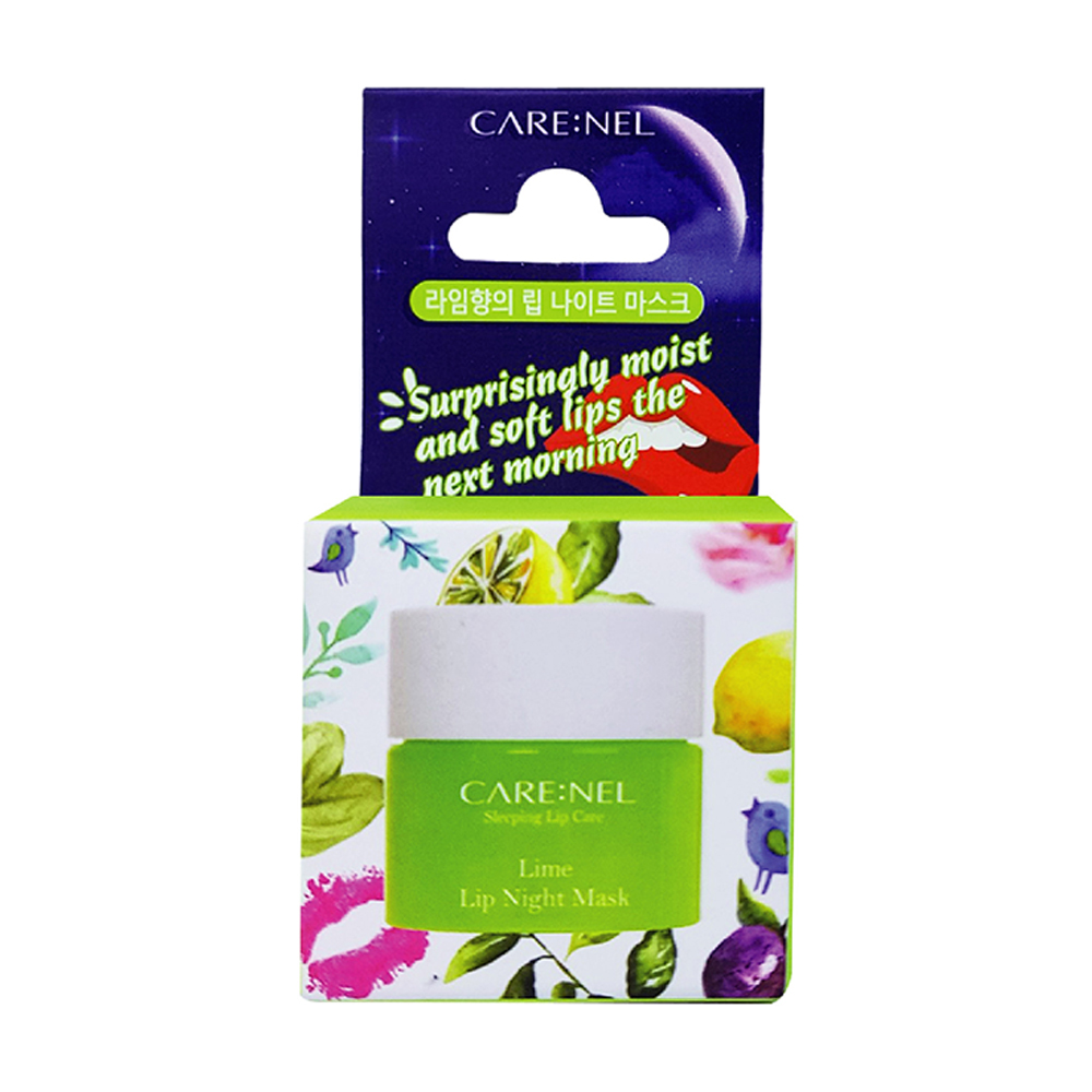Mặt nạ ngủ môi Care:nel Lime Lip Night Mask - Hương chanh (Hũ 5g) 
