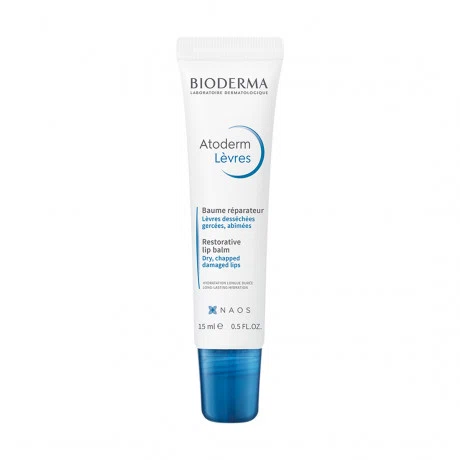 Sáp dưỡng môi BIODERMA Atoderm Baume Levres giúp dưỡng ẩm và làm mềm dịu môi khô, nứt nẻ (Tuýp 15ml)