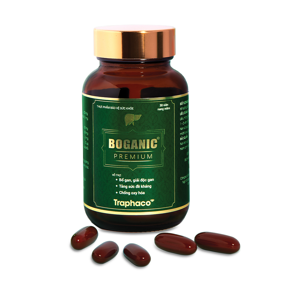 Boganic Premium Vien Uong Bo Gan (Hop 30 Vien)