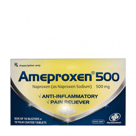 Ameproxen 500 (10 vi x 10 vien)