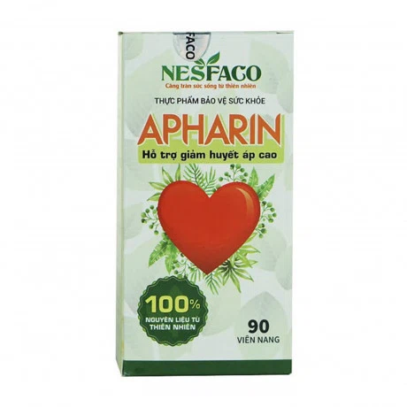 Viên uống Apharin hỗ trợ người bị huyết áp (Hộp 90 viên)