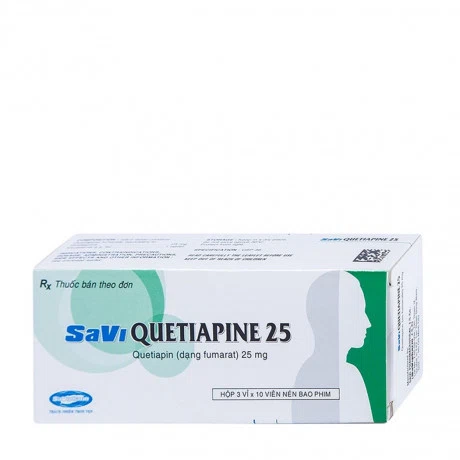 Savi Quetiapine 25mg (3 vi x 10 vien)