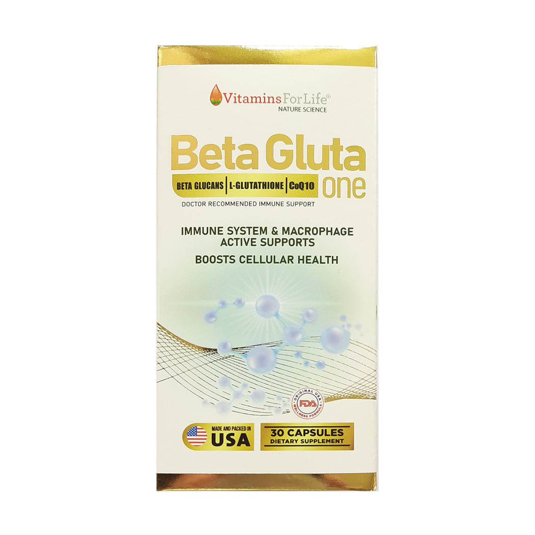 Thực phẩm bảo vệ sức khoẻ tăng cường sức đề kháng Beta Gluta One Vitamins For Life (Hộp 30 viên)