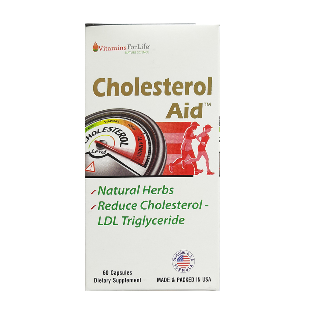 Vitamins For Life Cholesterol Aid Ho Tro Giam Mo Mau (Hop 60 Vien)
