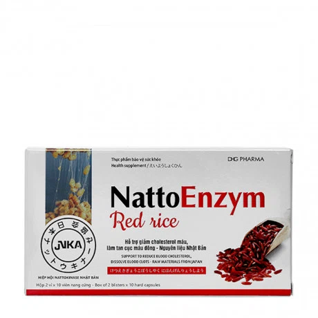 NattoEnzym Red rice (Hop 2x10 vien)
