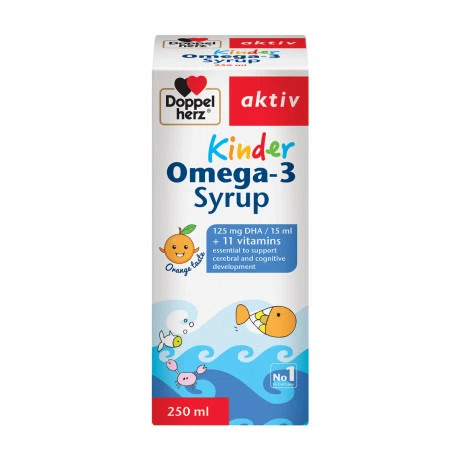 Doppelherz Kinder D/H/A K/OMEGA-3 SYR 250ML 1