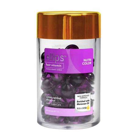 Serum dưỡng tóc dành cho tóc uốn nhuộm Ellips Nutri color (50 viên)