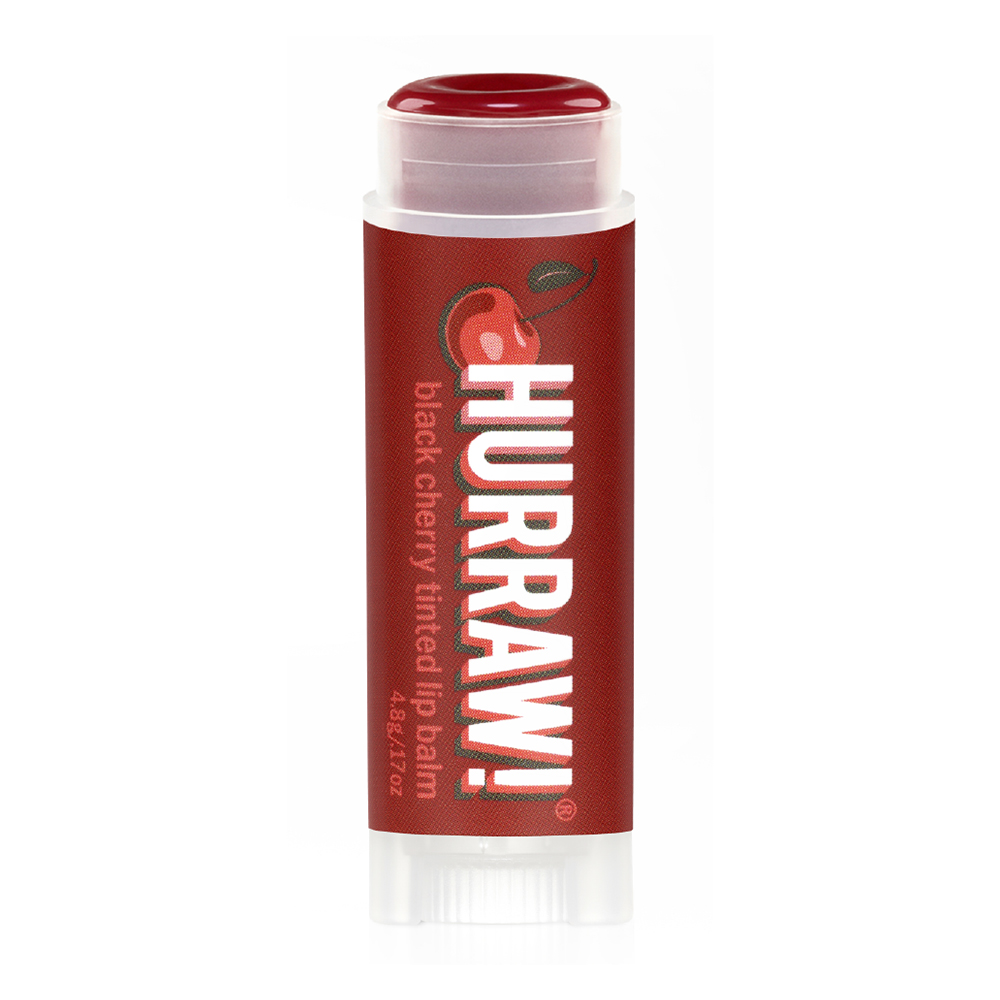 Son dưỡng môi Hurraw!® Black Cherry Tinted Lip Balm 4.8G/.17OZ - Hương Anh Đào