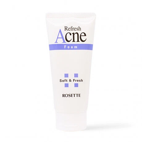 Sữa rửa mặt tạo bọt giảm bã nhờn trên da và giảm mụn Rosette Acne Refresh (120g)