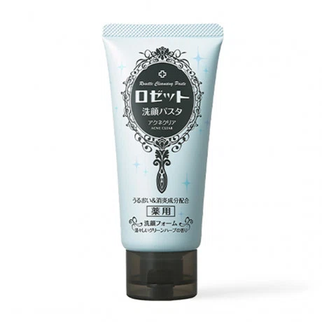 Sữa rửa mặt ngăn ngừa mụn Rosette Face Wash Pasta Acne Clear (120g)