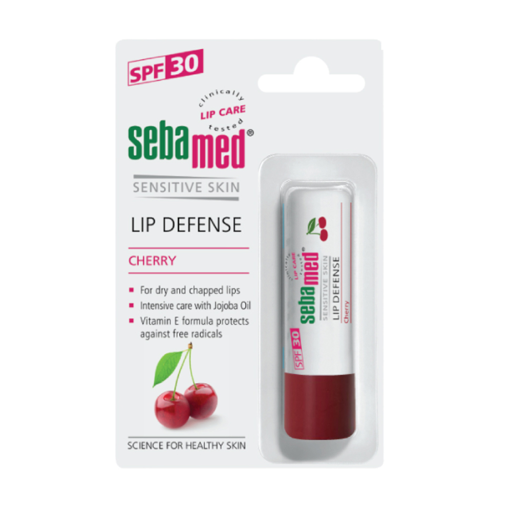 Son dưỡng môi hương cherry Ph 5.5 SPF 30 Sebamed (4.8g)