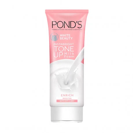 Sữa rửa mặt Pond’s Instabright Tone Up Milk Foam (Tuýp 100g)