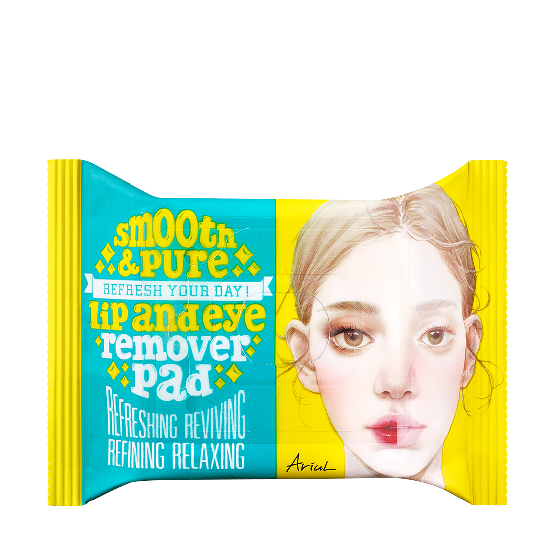 Bông tẩy trang mắt và môi Smooth & Pure (55g)